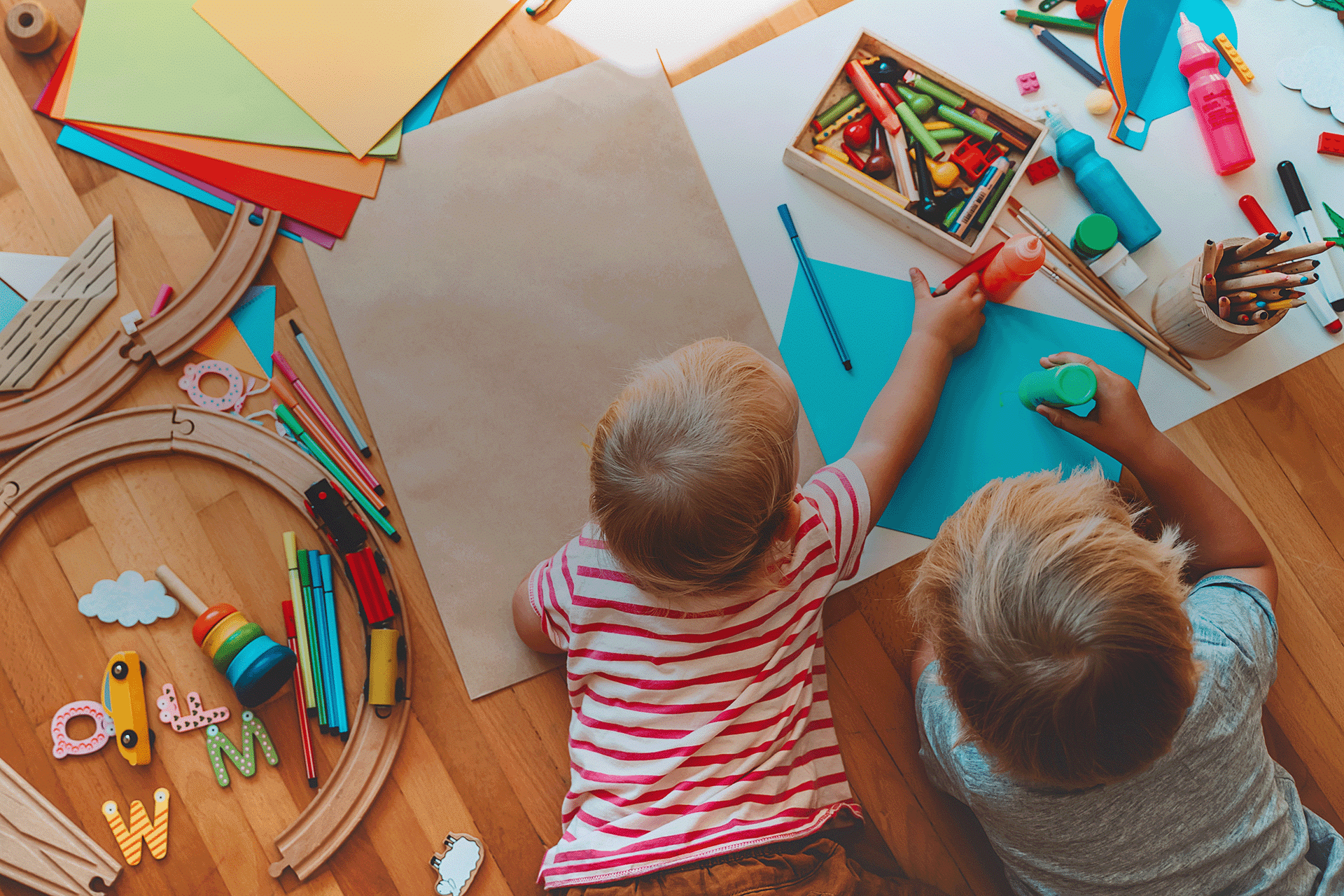 Salle de jeux d’une crèche affiliée CRPE à Liège