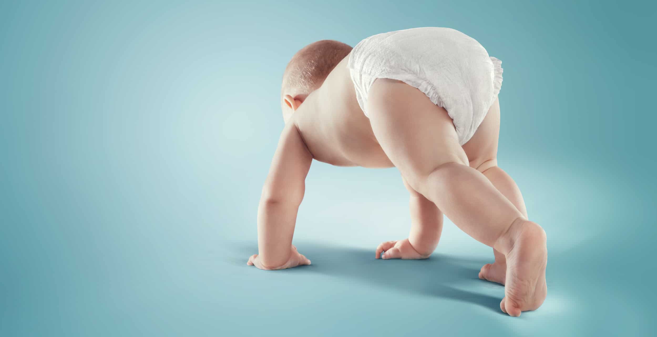 Bébé à 4 pattes